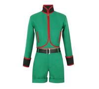 Zhongkaihua Costume de Gon Freecss pour cosplay, jeu de rôle, vert, tenue complète pour Halloween, carnaval, fête