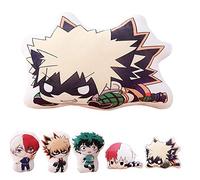 Zhongkaihua Coussin en peluche My Hero Academia avec impression 3D numérique super Kawaii - motif double face, pour la décoration d’intérieur