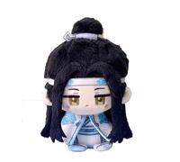 Zhongkaihua Coussin en peluche Wei Wu Xian de 12 cm avec pendentif en peluche Lan Wang Ji Anime Coussin rembourré PP coton sac de voiture porte-clés décoration pendentif pour les fans