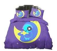 Zhongkaihua Dandy's World Parure de Lit 3 Pièces Taille Simple Double King, Parure de Lit Dandy's World Merch Housse de Couette Couvre-lit Ensemble pour la Chambre Décoration Cadeaux