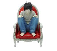 Zhongkaihua Death Note Figurine L Lawliet 13 cm Modèle Anime Statue Canapé Squatting Décoration de Noël Maison Bureau Décoration d'anniversaire Cadeau pour les fans