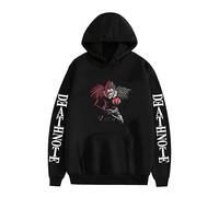 Zhongkaihua Death Note Light Yagami L Misa Amane Anime Digital Hoodie avec Capuche pour Adultes et Adolescents Sweatshirt Anime avec Poches Chaud Cadeau pour Étudiants et Fans, XL