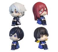 Zhongkaihua Ensemble de figurines Blue Lock - Statue MiNi 10 cm en PVC, figurine Anime Blue Lock Looup, décoration de bureau