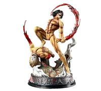 Zhongkaihua Eren Jaeger Figurine d'action se transforme en une forme de bataille géante et scène de combat Agito No Kyojin Statue statique décorative 29 cm
