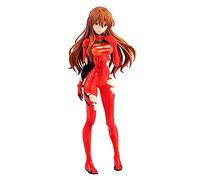 Zhongkaihua Figurine Asuka Langley Soryu de 18 cm - Costume de Battle Damage Unkempt Edition - Anime Periphery - Modèle en PVC - Décoration de collection (18 cm)