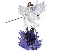 Zhongkaihua Figurine d'anime Aizen Sousuke Figurine 31 cm en PVC Modèle Statue Papillon Aizen Action Figure Collections Décorations Cadeaux
