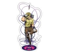 Zhongkaihua Figurine de Joseph Joestar en acrylique sur pied, modèle miniature sur pied, décoration de bureau, objet de collection, 15 cm