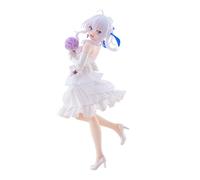 Zhongkaihua - Figurine Elaina en robe de mariée, édition standing position, en PVC, figurine de fille d'anime Elaina, modèle de décoration de bureau, 18 cm