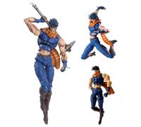 Zhongkaihua Figurine Joseph Joestar de l'anime Joseph Joestar - Modèle articulé mobile - 17 cm - Figurine JJBA - Personnages de manga - Accessoires interchangeables - Ornements de collection cadeaux
