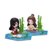 Zhongkaihua Figurine Tian Guan Ci Fu, Xie Lian Hua Cheng San Lang 8~9 cm Figurine Anime Modèle Statue Statue d'ordinateur Décoration de Bureau Cadeau de Noël d'anniversaire