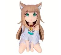 Zhongkaihua Figurines animées Originales Catgirl Kinako Figurine agenouillée Modèle Statue 11 cm PVC Kinako Action Figure Anime Décoration de Bureau Cadeaux