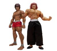 Zhongkaihua Figurines d'anime Baki 2 ensembles Hanma Yujiro Super Statue d'action en PVC Figurine modèle 1/12 Figurines d'action à collectionner Ornements