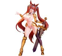 Zhongkaihua Figurines d'anime Daiwa Scarlet Figure d'armure dorée debout tenant une épée Modèle Statue en PVC Ornement décoratif, 25 cm