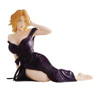 Zhongkaihua Figurines d'anime Matsumoto Rangiku Figurine Sitting Pajamas Modèle Statue Matsumoto Rangiku Action Figure Collections Décorations Cadeaux 11 cm PVC