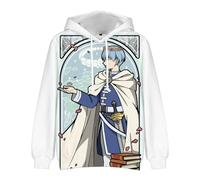 Zhongkaihua Frieren Beyond Journey's End Frieren Himmel Anime Sweat à capuche numérique - Sweat à capuche avec poche - Cadeau chaud pour garçons, filles, étudiants, amoureux, Frieren - 02, L