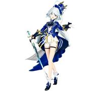 Zhongkaihua Furina Focalors Figurine avec béquilles debout en PVC pour décoration de maison, bureau, cadeau de Noël et d'anniversaire pour les fans - 22 cm