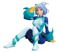 Zhongkaihua Hadou Nejire Figurine uniforme de combat en PVC assis Statue Anime MHA Figurine d'action Modèle 13 cm Cadeaux de collection Décorations de Noël