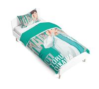 Zhongkaihua Haikyuu Anime Bedding Oikawa Tooru Parure de lit double face imprimée avec housse de couette et taie d'oreiller 2 pièces pour lit simple 135 x 200 cm Multicolore