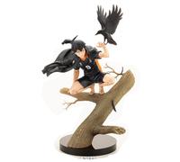 Zhongkaihua Haikyuu Tobio Kageyama - Figurine de 29 cm - Pieds nus - En PVC - Décoration de Noël - Cadeau d'anniversaire pour les fans