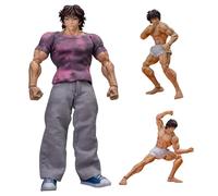 Zhongkaihua Hanma Baki Figurine d'action avec articulation mobile, accessoires interchangeables et vêtements amovibles, figurines de collection d'anime, modèle