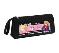 Zhongkaihua Hoshino Ai Hoshino Akuamarin Trousse à crayons en toile inspirée de l'anime, organisateur de papeterie spacieux et élégant, cadeau de rentrée scolaire pour enfants, Type 3, 21cm x 9.5cm x