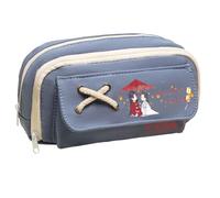 Zhongkaihua Hua Cheng/Xie Lian Trousse à crayons en toile de grande capacité élégante et mignonne avec imprimé anime pour étudiant papeterie et cadeaux, Type 3, 21x5.5x11cm, Trousse à crayons