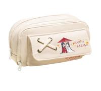 Zhongkaihua Hua Cheng/Xie Lian Trousse à crayons en toile de grande capacité élégante et mignonne avec imprimé anime pour étudiant papeterie et cadeaux, Type 19, 21x5.5x11cm, Trousse à crayons