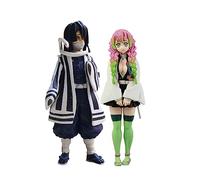 Zhongkaihua Iguro Obanai Figurine Kanroji Mitsuri Standing Modèle PVC Statue Anime Kimetsu no Yaiba Action Figurines Collections Ornements Décorations Cadeaux 16 cm