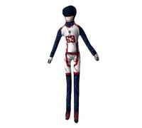 Zhongkaihua Ikki Niko Peluche en forme humaine 28 cm torsadé avec fil intégré Décoration Cadeau amusant pour les fans