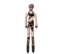 Zhongkaihua JJBA Trish Una Figurine d'action en peluche Trish Una Oreiller en peluche 28 cm Torsadable Personnage articulé créatif Cadeau de collection Décoration de Noël pour la maison