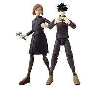Zhongkaihua JJK Lot de 2 figurines Fushiguro Megumi/Nobara Kugisaki 17 cm PVC à monter soi-même Modèle Statue JJK Action Figure Anime Mobile Accessoires interchangeables Décorations Cadeaux