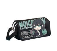 Zhongkaihua Kanroji Mitsuri/Tokitou Muichirou Trousse à crayons en toile avec imprimé dessin animé mignon pour étudiants Papeterie Sac de rangement grande capacité 20 x 8 x 10 cm, Type 12, 20x8x10cm