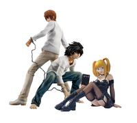 Zhongkaihua Light Yagami Figure L Lawliet Misa Amane Figurine d'action à collectionner en PVC 3 pièces pour la maison, le bureau, la décoration de Noël et la décoration