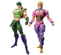 Zhongkaihua Lot de 2 figurines d'anime Dio Brando/Jonathan Joestar en PVC de 17 cm, figurine mobile avec accessoires, décorations de bureau, objets de collection, cadeaux