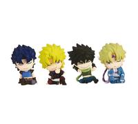 Zhongkaihua Lot de 4 figurines JJBA Dio Brando Joseph/Jonathan Joestar - Figurine d'action César Zeppeli - 5 cm - Modèle de dessin animé mignon - Décoration de bureau