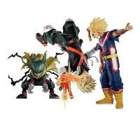 Zhongkaihua MHA Bakugou Katsuki Figure Midoriya Izuku/All Might Figurine de position de bataille Modèle PVC Statue Anime MHA Figurines d'action Collection Décorations Gfits