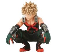 Zhongkaihua MHA Bakugou Katsuki Figurine en Position Accroupie Bakugou Katsuki Figurine d'Action à Collectionner 10CM PVC Modèle pour Bureau à la Maison Décoration de Noël