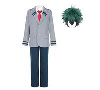 Zhongkaihua MHA Cosplay Uniforme Todoroki Shouto/Bakugō Katsuki/Midoriya Izuku/Uraraka Ochaco Costume uniforme scolaire Halloween Jeu de rôle complet