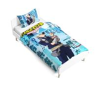 Zhongkaihua MHA Parure de lit Todoroki Shouto Anime Parure de lit simple avec housse de couette et taie d'oreiller 2 pièces pour enfants, 135 x 200 cm, multicolore