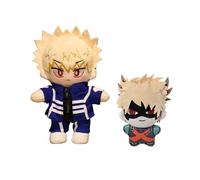 Zhongkaihua MHA Peluche Bakugou Katsuki Peluche douce 10/20 cm MHA Merch Merch Coussin Pendentif Maison Chambre Occasions Décorations Cadeaux