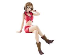 Zhongkaihua Miku Figurine Meik Anime Fille Action Figurine Sitting Miku Meik Statue 15 cm Modèle PVC Collection Décorations Cadeaux pour fans