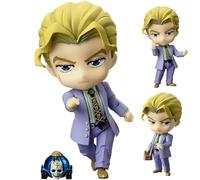 Zhongkaihua Mini figurine d'anime Kira Yoshikage avec accessoires Mini statue en PVC Modèle de collection de bureau Ornement