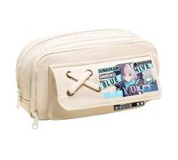 Zhongkaihua MisonoMika Trousse à crayons à double couche spacieuse Hayase Yuka Fashion Stationery Boîte de rangement Cadeau de rentrée scolaire pour enfants, 21 x 11 x 5,5 cm, Type 8., 21 x 11 x 5.5