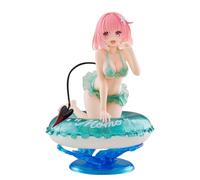 Zhongkaihua Momo Belia Deviluke Figure Maillot de bain assis Aqua Float Girls Figurines d'action avec bouée de natation Modèle fait à la main 13 cm PVC Anime Statue Ornements Objets de collection