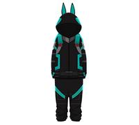 Zhongkaihua My Hero Academi Combinaison Pyjama Midoriya Izuku/Todoroki Shouto/Bakugō Katsuki Anime Cosplay Halloween Party Costume pour Fans de MHA Unisexe