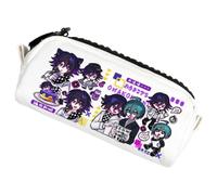 Zhongkaihua Nagito Komaeda/Enoshima Junko Trousse à crayons pour étudiants Papeterie Stockage Anime 3D Impression Dessin animé Trousse à crayons Fermeture éclair Taille 9 x 19 cm, Type 3, 9x19cm