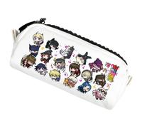 Zhongkaihua Nagito Komaeda/Enoshima Junko Trousse à crayons pour étudiants Papeterie Stockage Anime 3D Impression Dessin animé Trousse à crayons Fermeture éclair Taille 9 x 19 cm, Type 2, 9x19cm