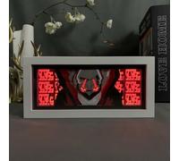 Zhongkaihua Okarun Boîte à lumière LED 3D en papier sculpté pour lampe de bureau