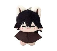 Zhongkaihua Ranpo Edogawa Pendentif en peluche BSD mignon Mini figurines d'anime 7 cm Peluche douce Sac à dos Décorations Collection Cadeaux