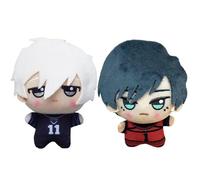 Zhongkaihua Reo/Rin/Sae/Chigiri/Bachira/Nagi Peluche Anime Figurines Pendentif Cartoon Mignon Doux Rembourré Sac à Dos Sac à Dos Occasions Décorations Cadeaux Collectibles